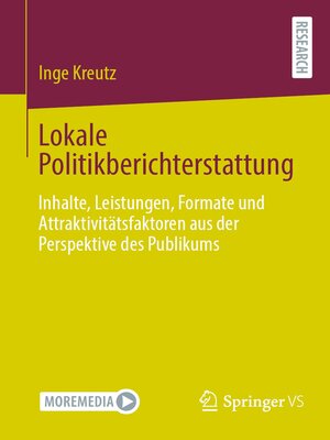 cover image of Lokale Politikberichterstattung